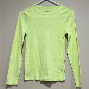 Wild Fable Light Green Ribbed Top